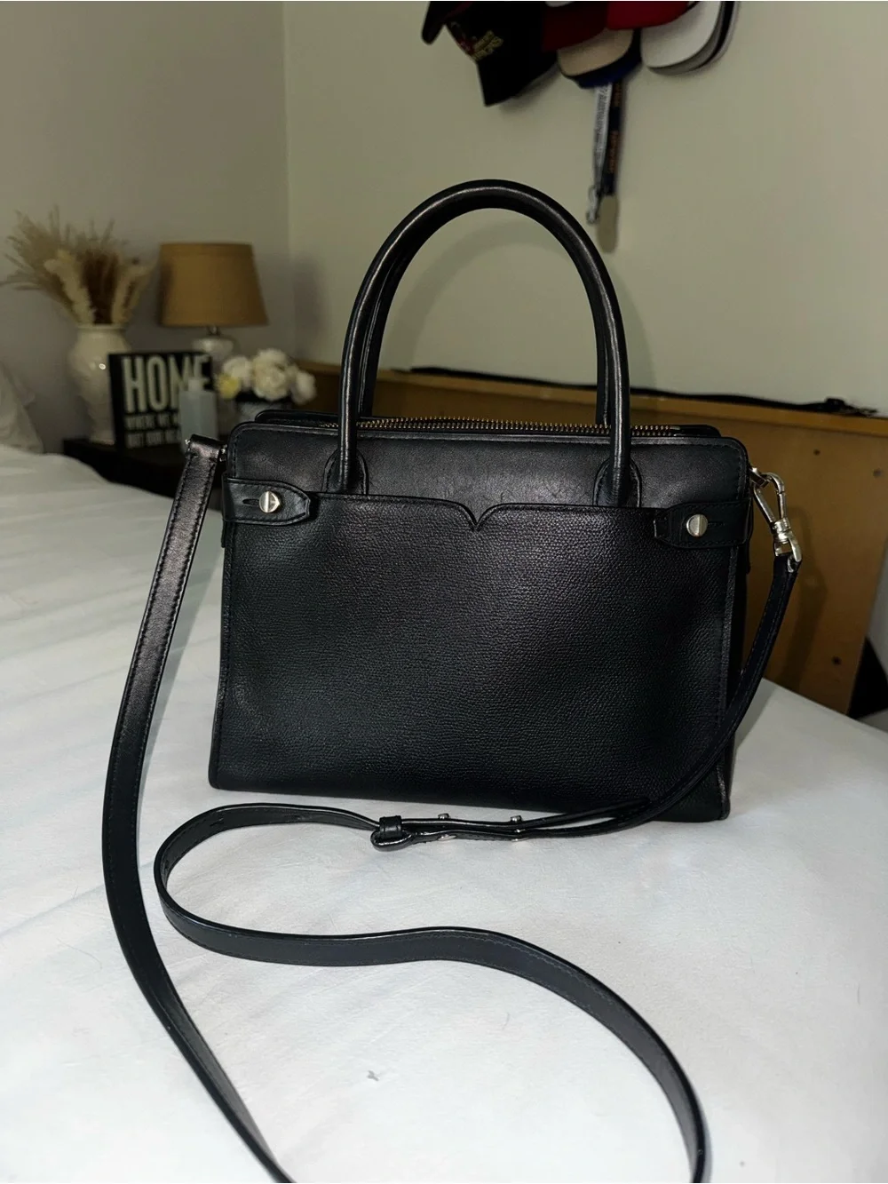 Kate Spade Black Leather Satchel
